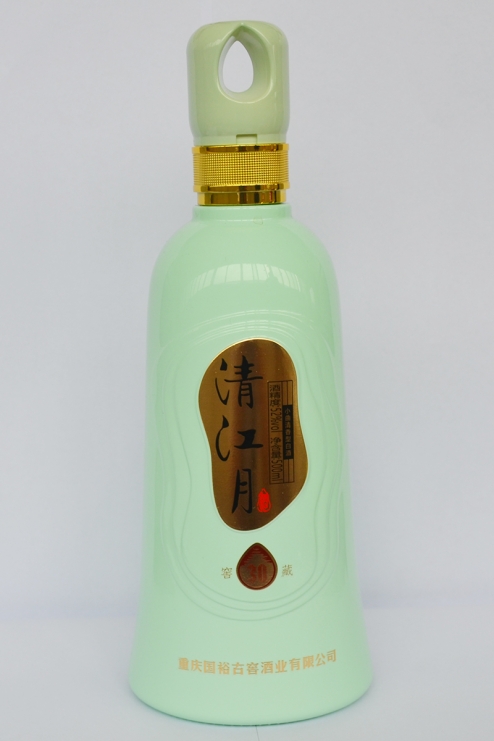 四川噴釉烤花玻璃瓶