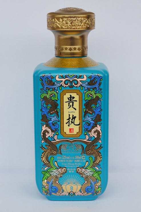 廣東彩釉酒瓶